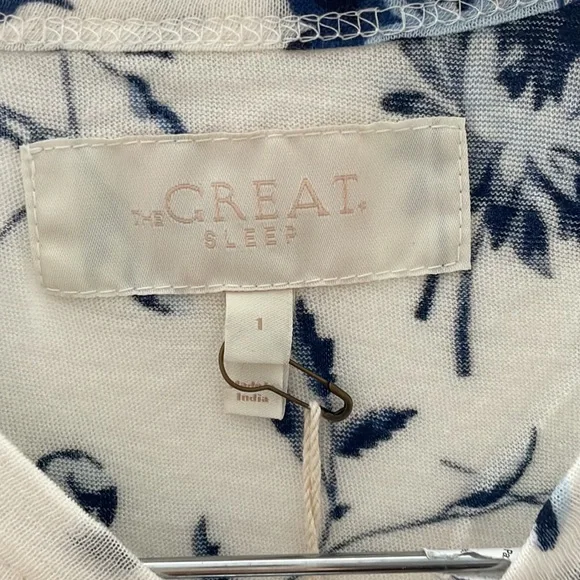 NWT The Great pajama top, size 1 - Picture 2 of 3